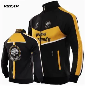 Vszap VTHJ011 Muay Thai Boxing Quick Dry Zip Up Jacket Long Sleeve XS-3XL