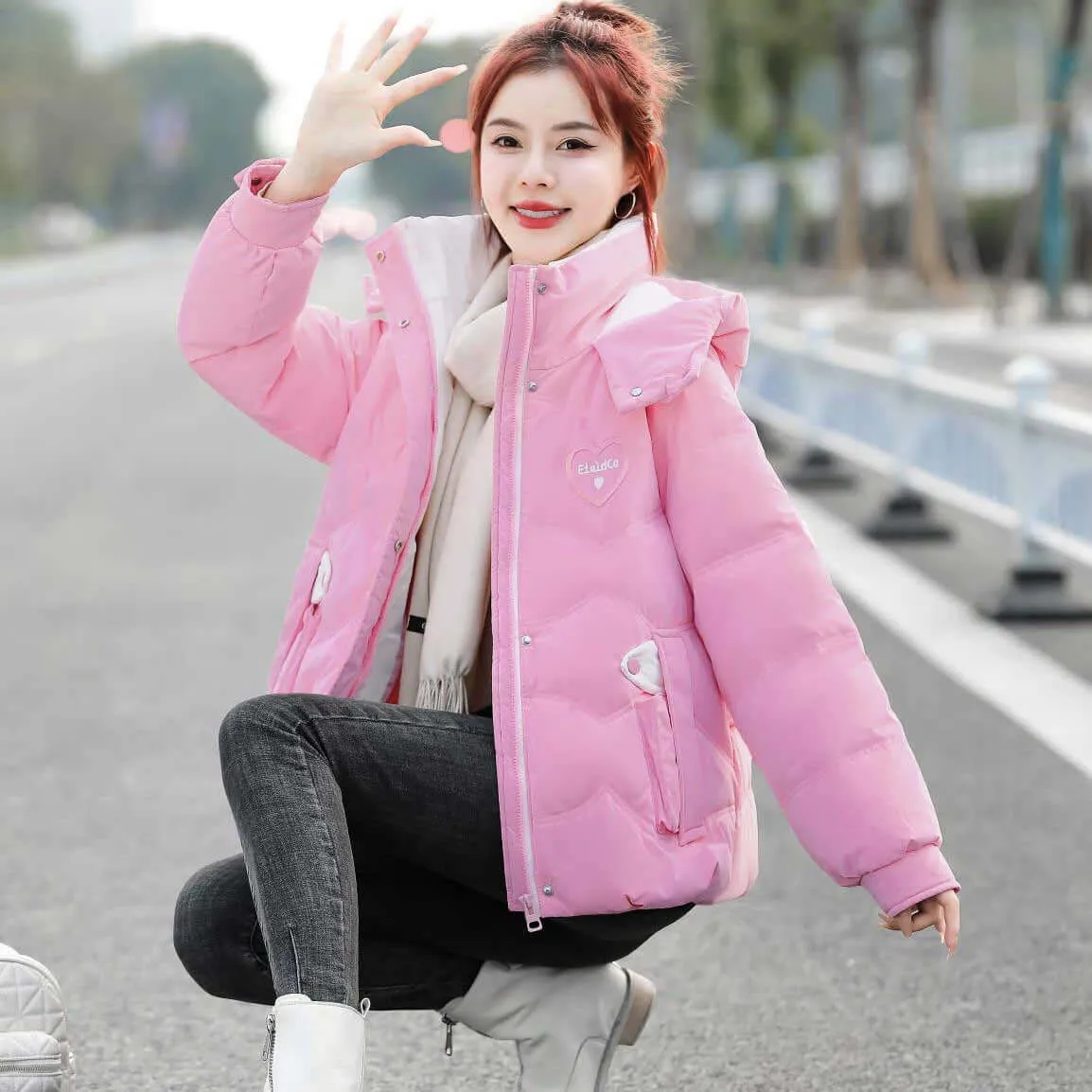 Warm Coat Versatile Fashion Korean Style Loose