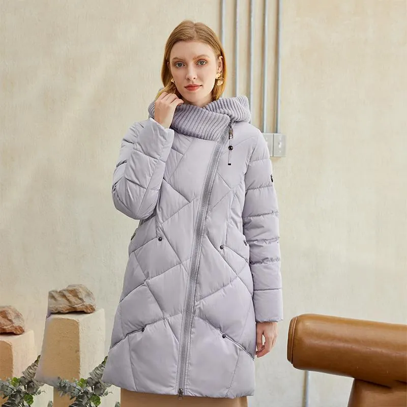 Warm Elegant Women Coat Jacket Casual Pocket Parka Windproof Jacket