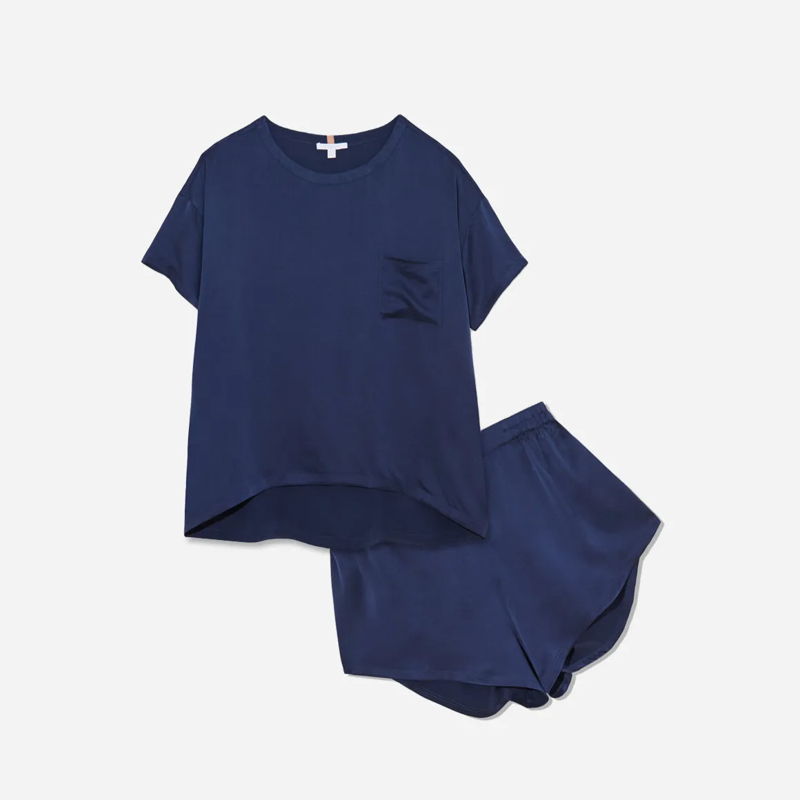 Washable Silk Tee Set