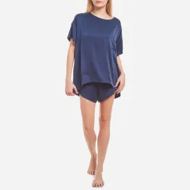 Washable Silk Tee Set