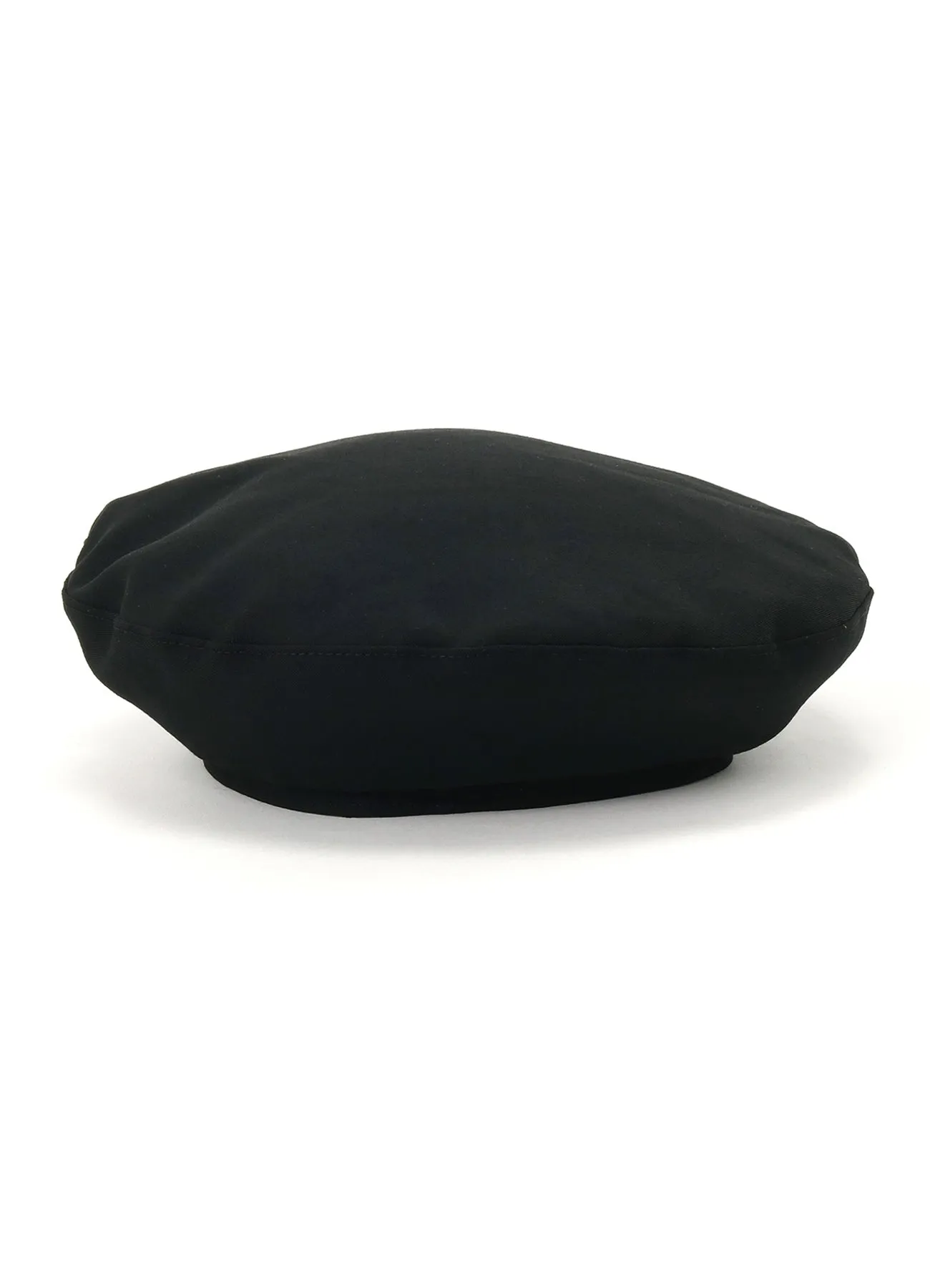 WASHER FINISHED WOOL GABARDINE BERET