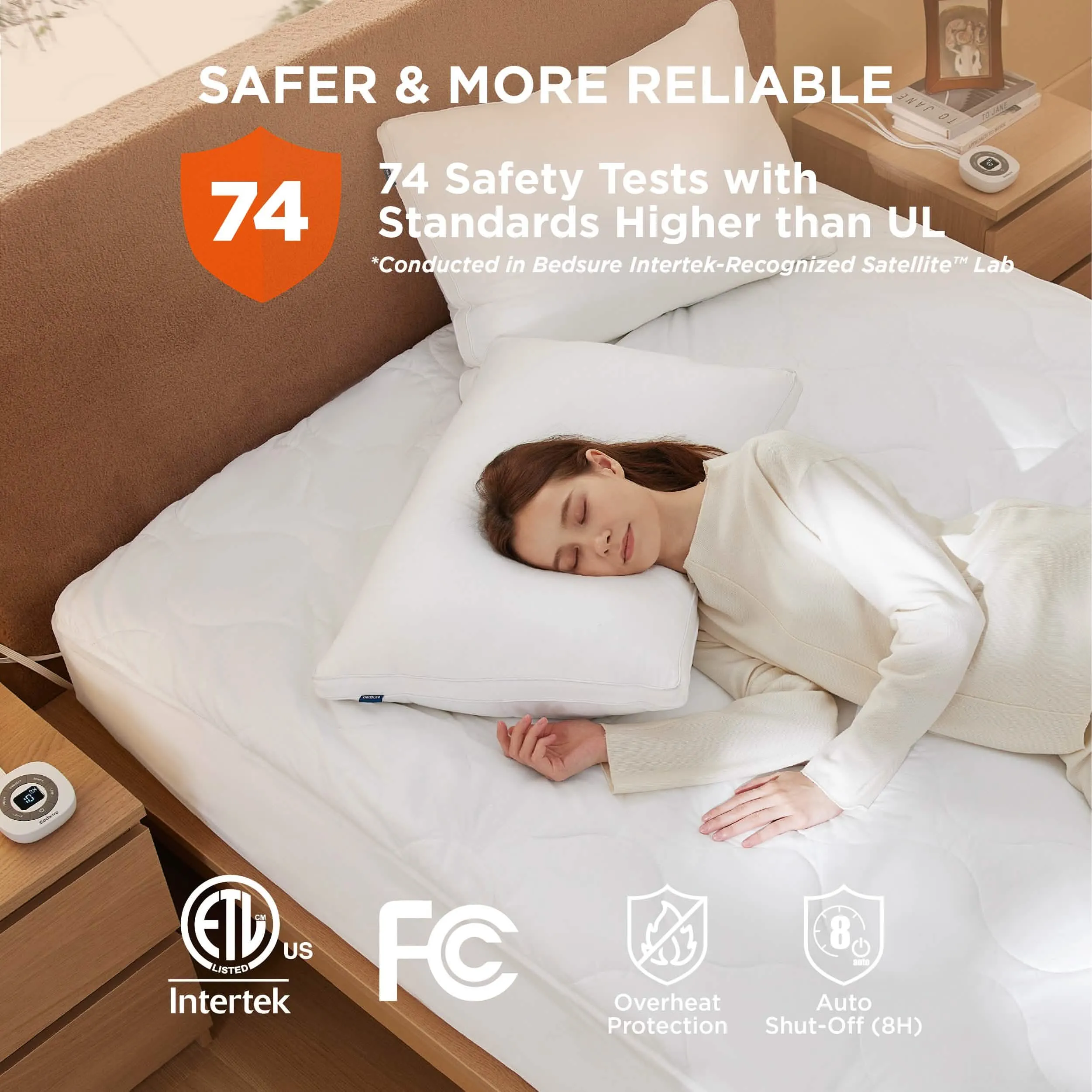 Waterproof Cotton Heated Mattress Pad