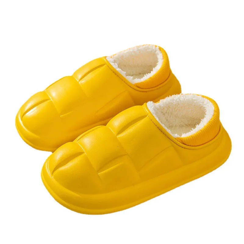 Waterproof Fleece Cotton Slippers for Women