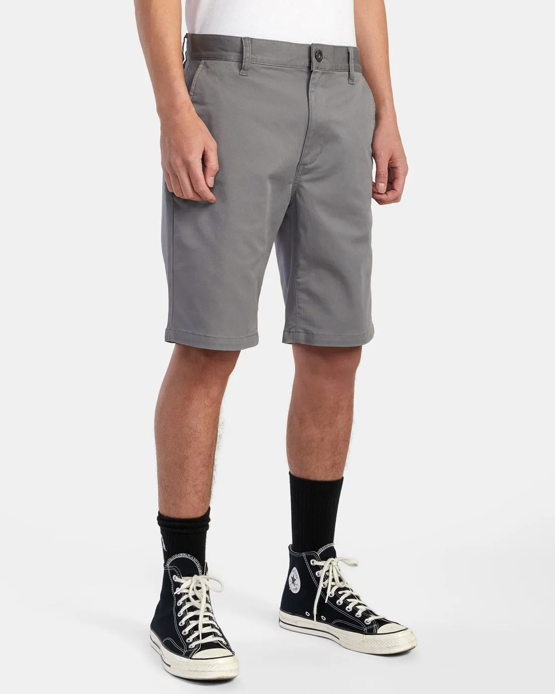 Weekend Stretch 20" Chino Shorts - Smoke