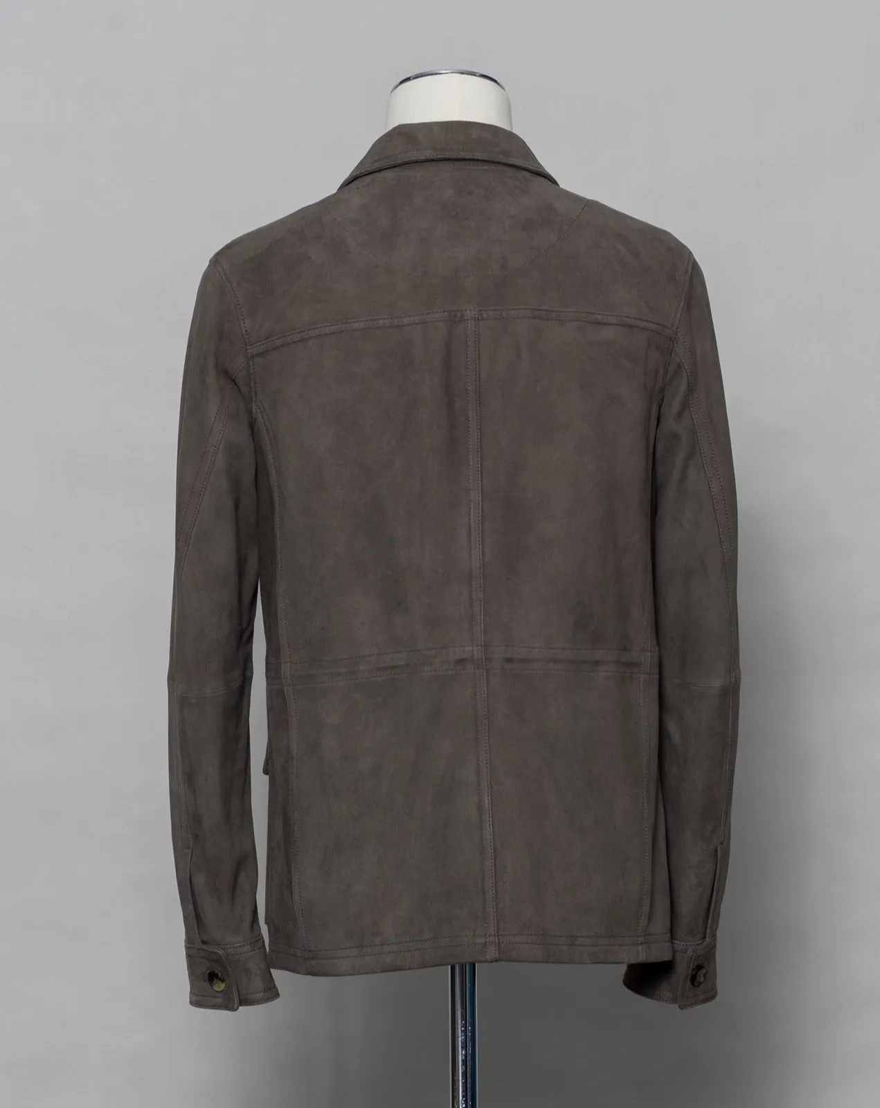 Werner Christ Suede Field Jacket - Asphalt