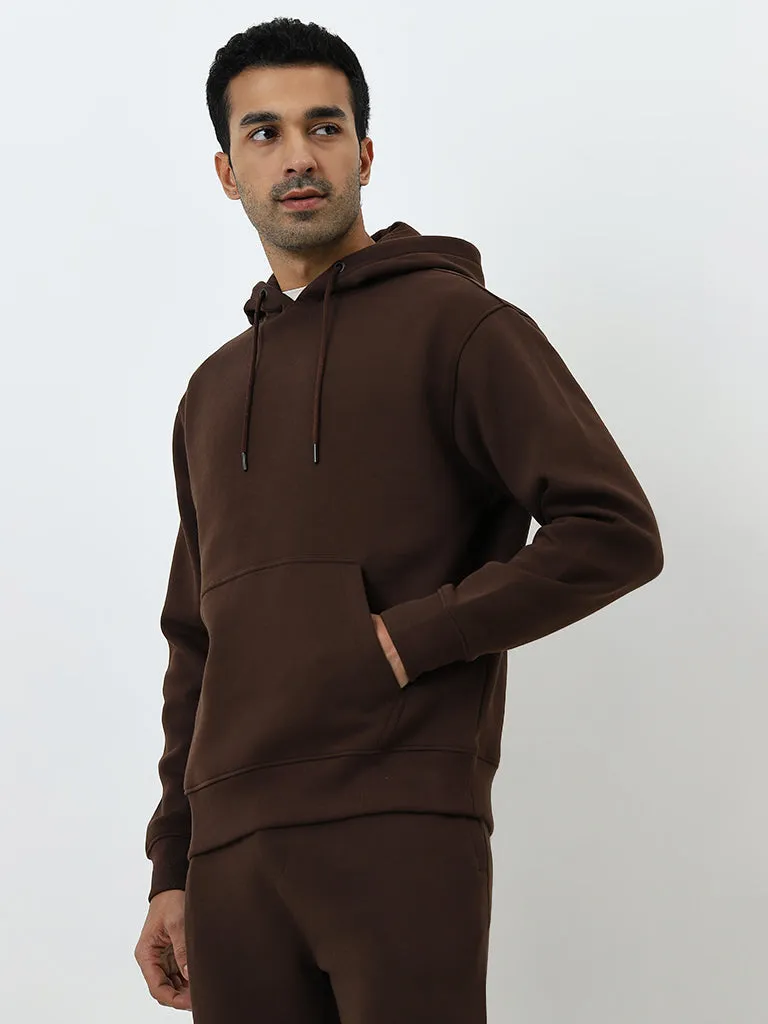 WES Casuals Brown Relaxed-Fit Sweatshirt