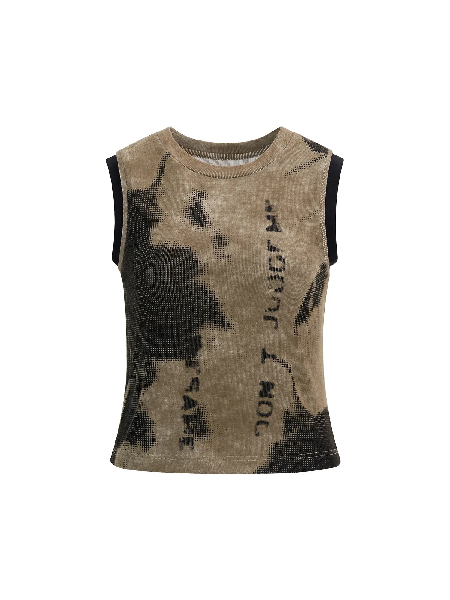 WESAME LAB TIE-DYED HIGH ELASTIC VEST