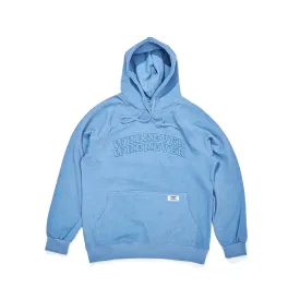 WEWE WASHING HOODIE BLUE