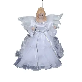 White and Silver Hanging Angel Ornament