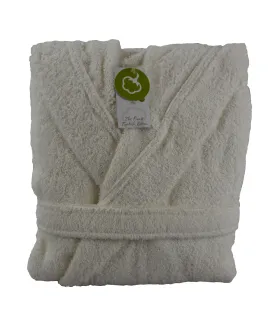 White - ARTG® organic bathrobe with hood