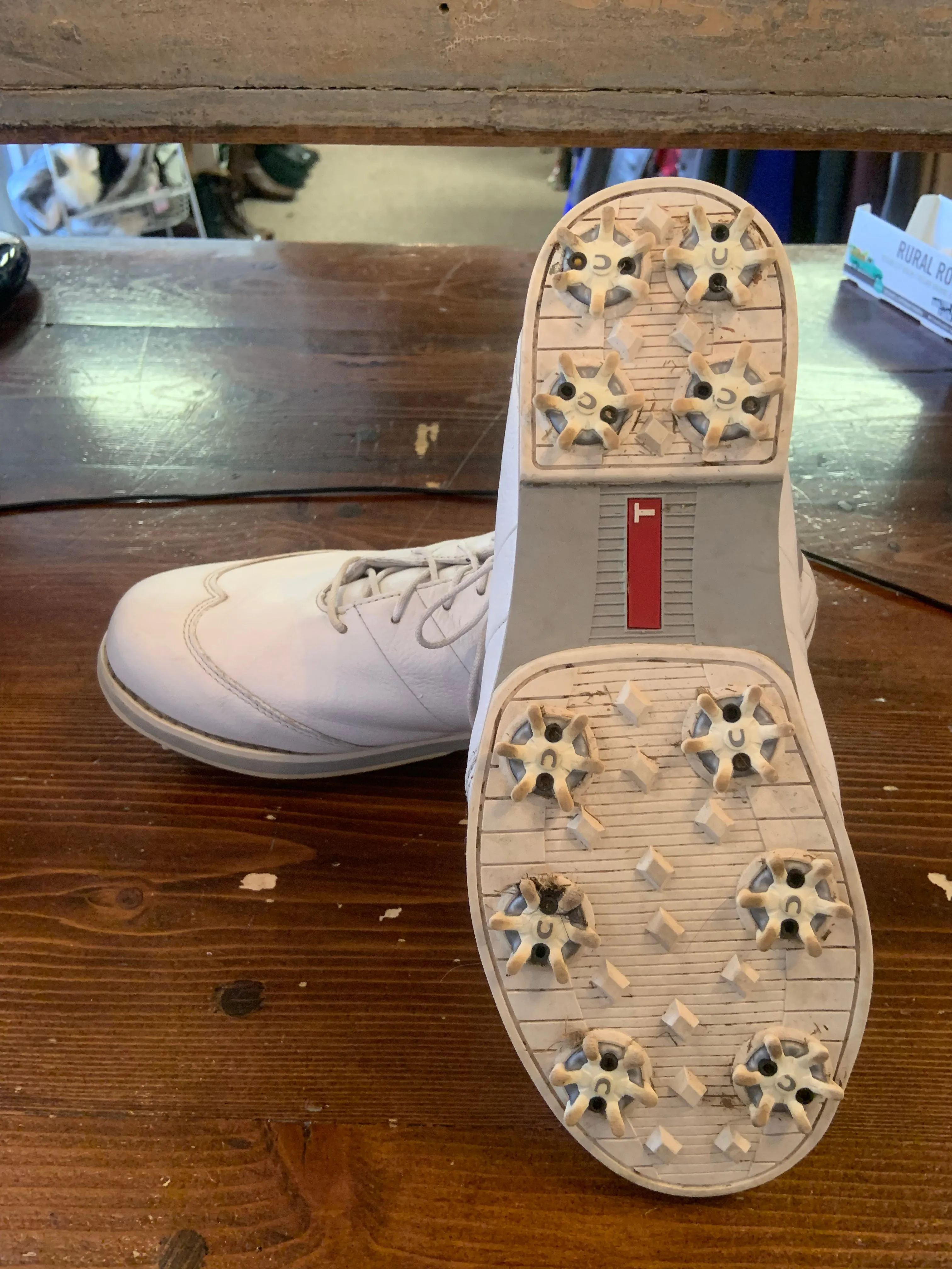 White Oxford Golf Shoes (Size 9.5)