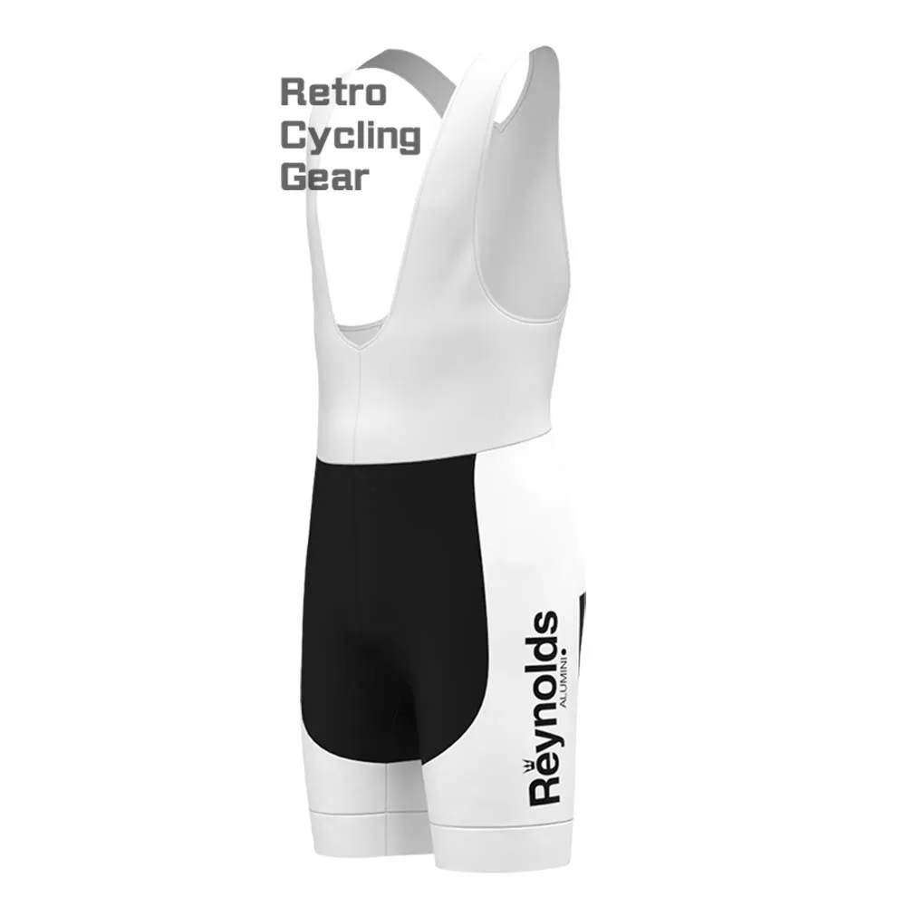 white Reynolds Retro Long Sleeve Cycling Kits