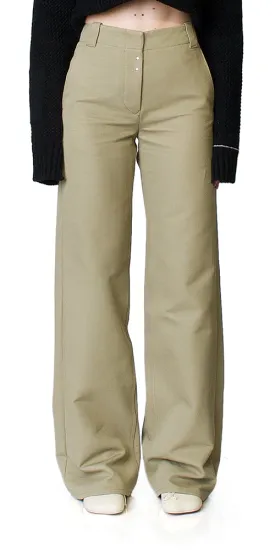 Wide Leg Khaki Pants