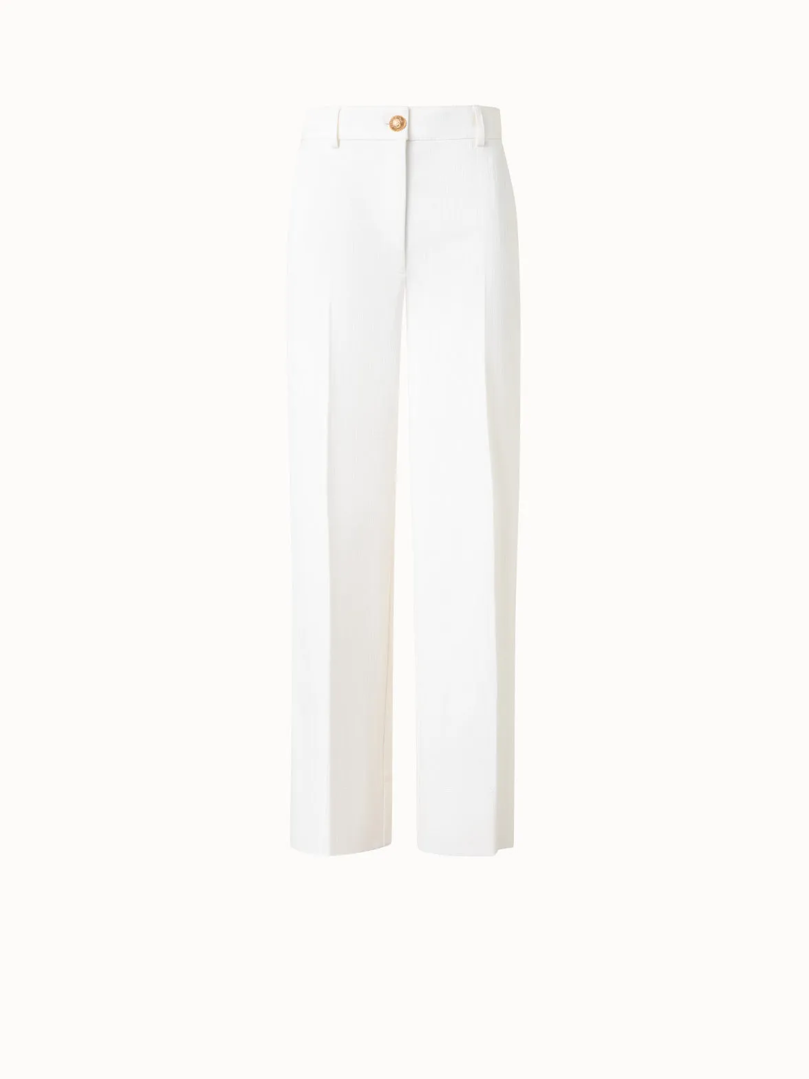 Wide Leg Pants in Cotton Denim