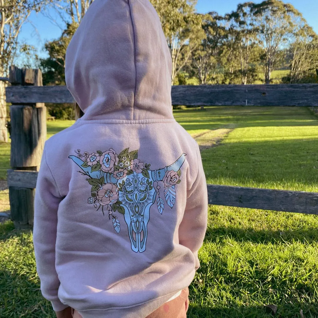 WIld Child Boho Skull Hoodie