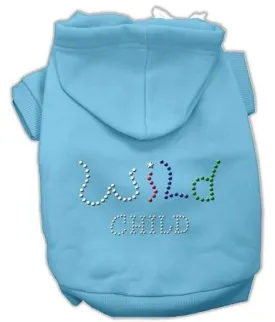 Wild Child Rhinestone Hoodies Baby Blue XL (16)