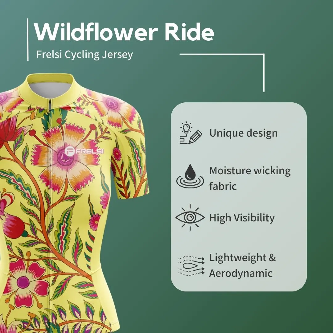 Wildflower Ride | Frelsi Short Sleeve Cycling Set