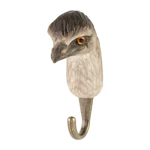 Wildlife Garden - Hand Carved Hook - Emu