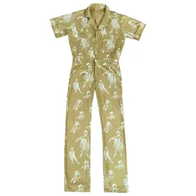 Willow Jumpsuit | Printed jumpsuit | Boiler-suit | Romper | Mustard