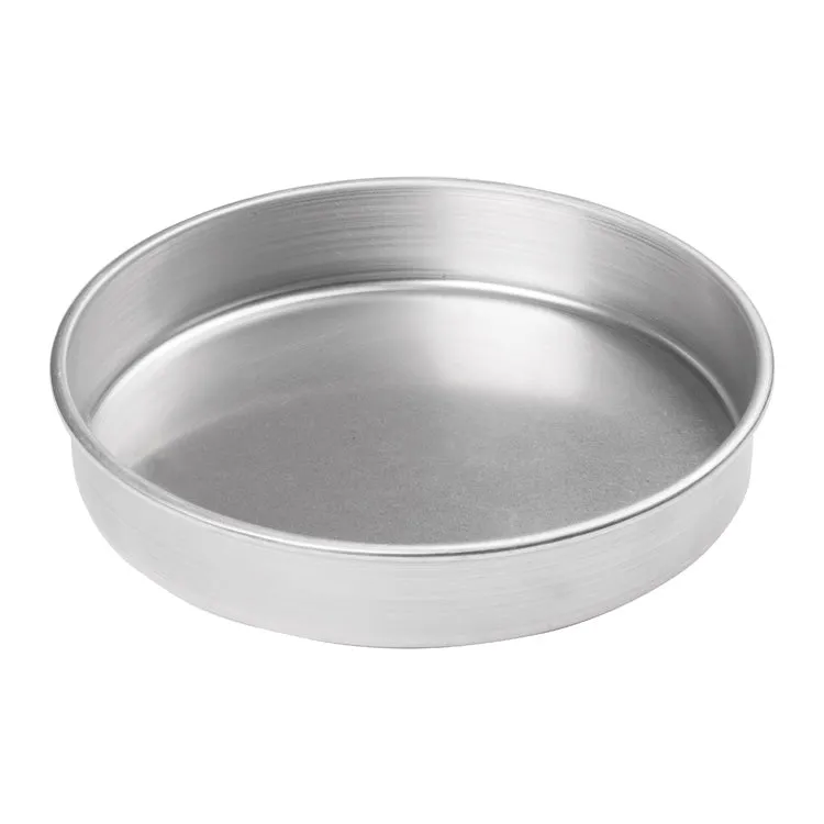 Winco ACP-102 10" x 2" Aluminum Layer Cake Pan