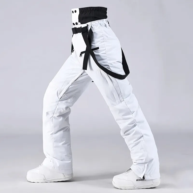 Windproof Warm Big Ski Trousers with Suspenders - SF1820