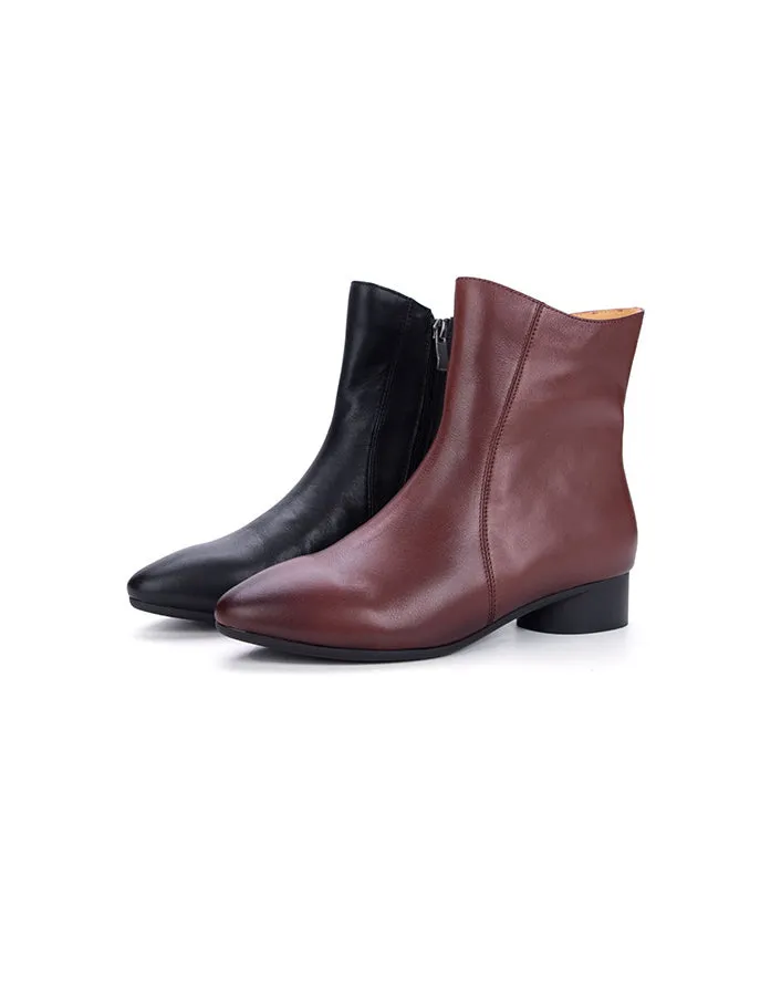 Winter Autumn Pointed Toe Ankle Boots