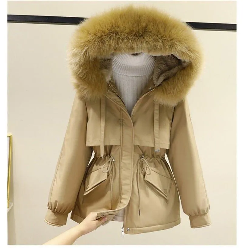 Winter Big Parka Fur Jacket