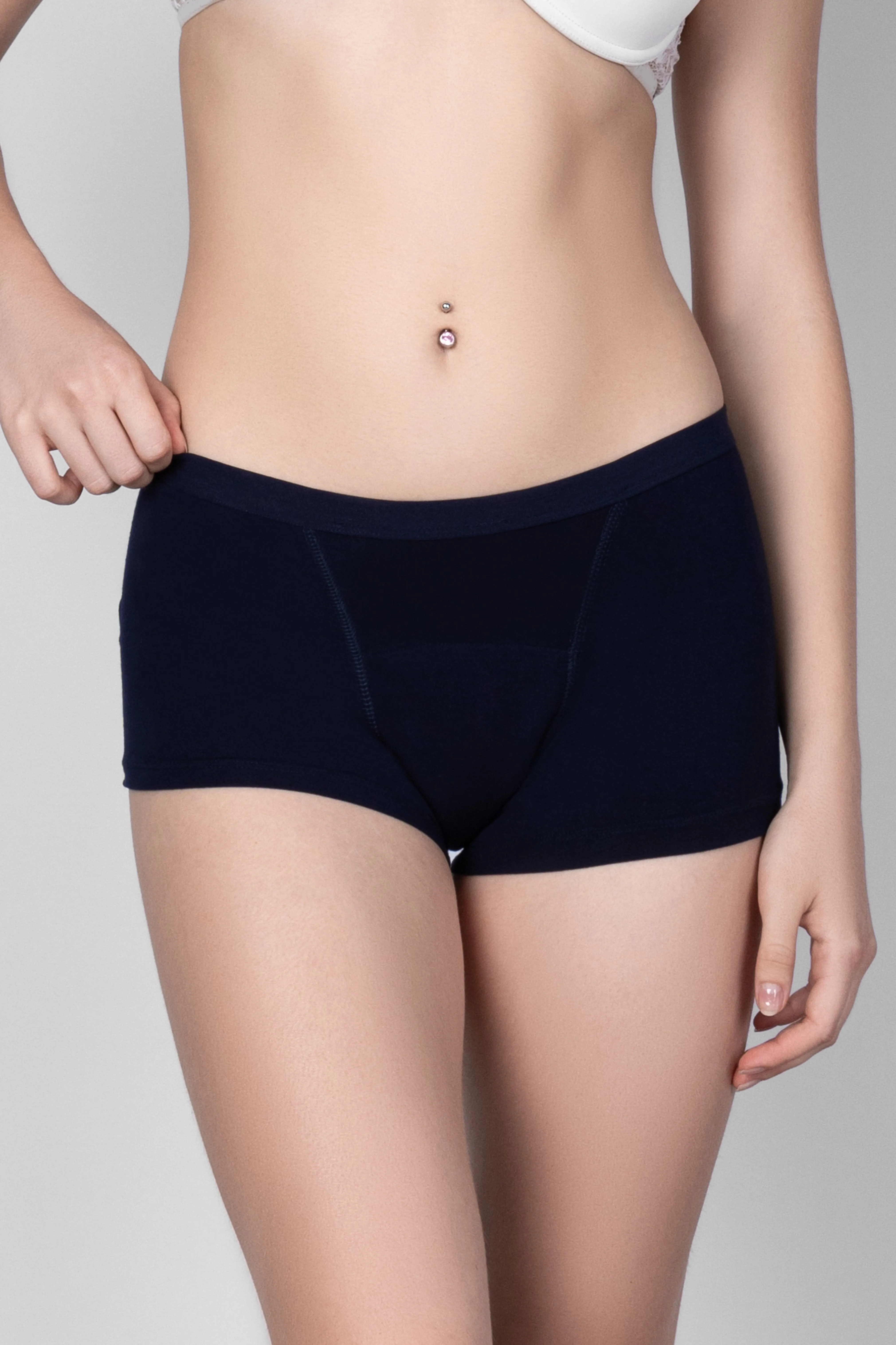 Women Boyshorts Bamboo Cotton Period Underwear