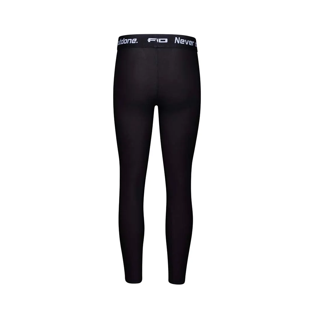 Women Long Training Tights Black