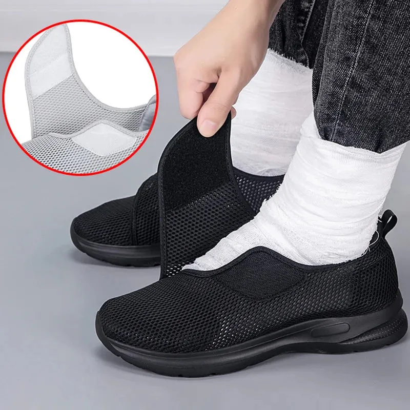 Women Orthopedics Wide Feet Swollen Walking Casual Shoes Unisex Thumb Eversion Adjusting Soft Comfortable Diabetic Man Shoes