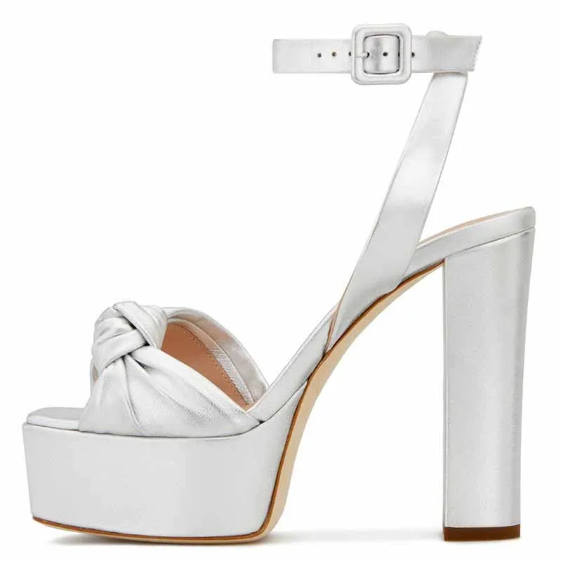 Women Peep Toe Ankle Strap Platform Sandals Wedges Shoes