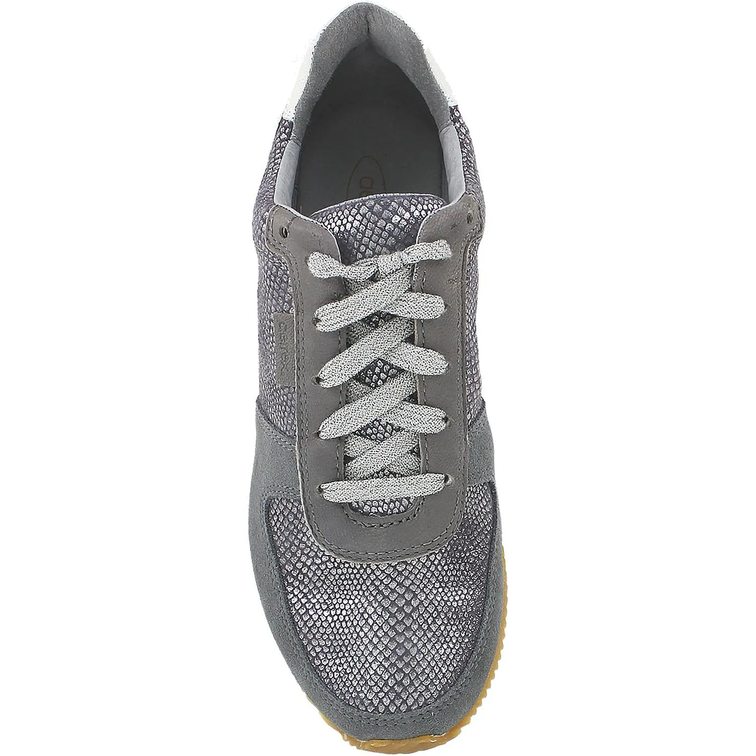 Women's Aetrex Daphne Grey Leather/Suede