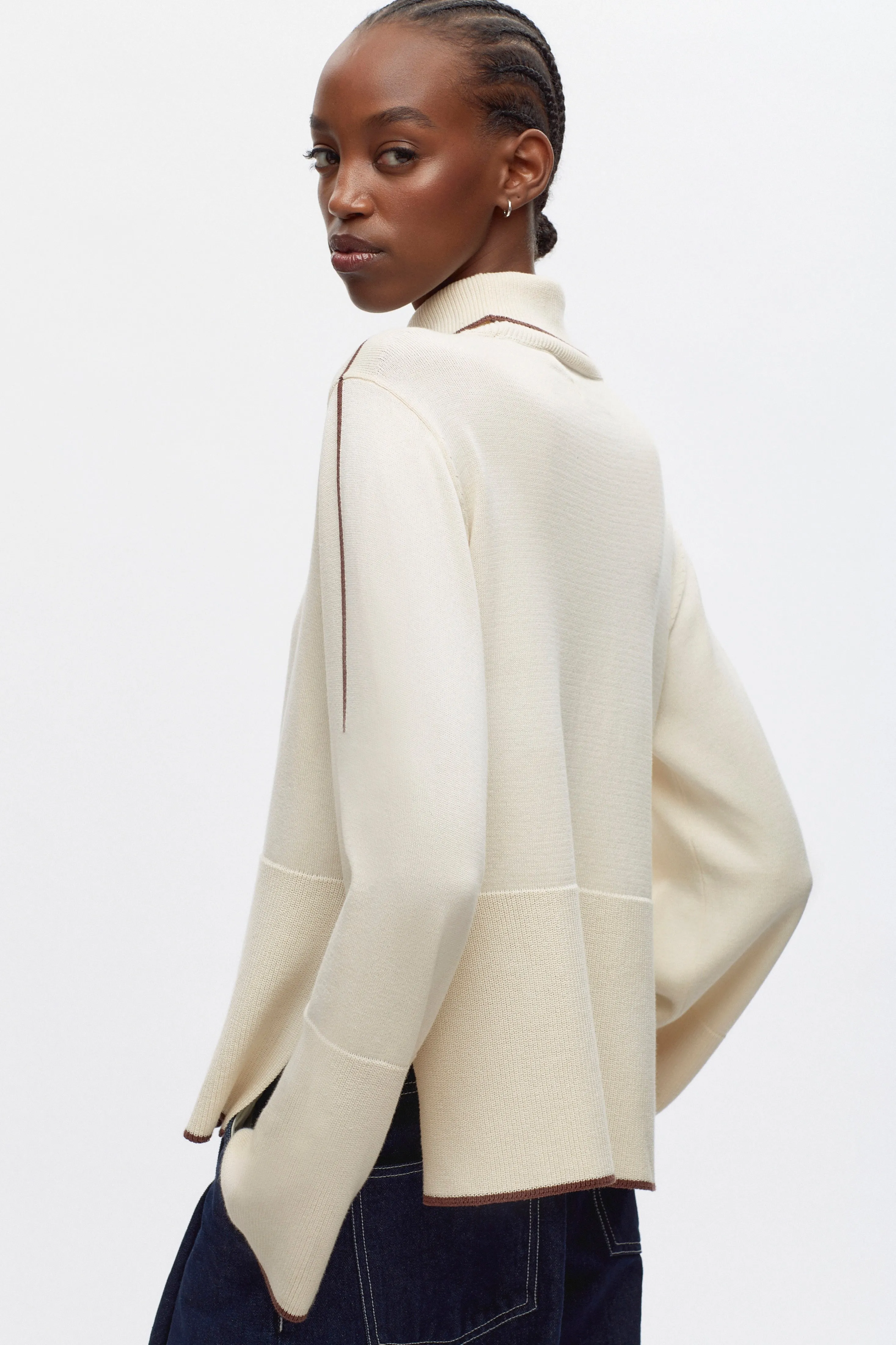 Women's Aswan Turtleneck in Natural