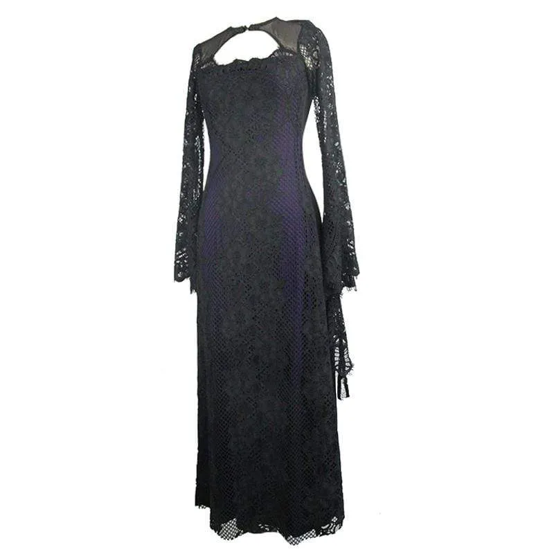 Women's Bold Peekaboo Long Got Dress