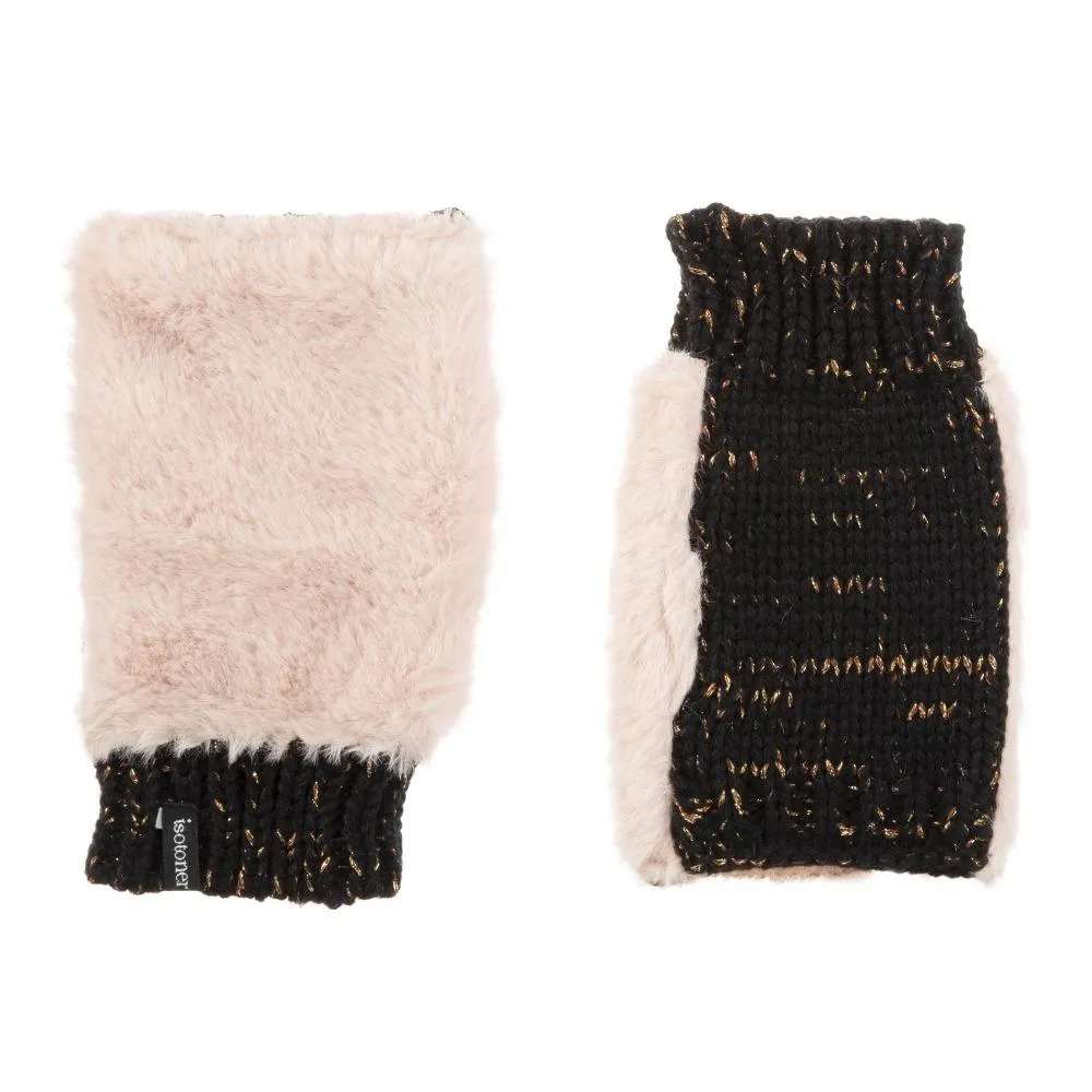 Women’s Chenille Knit Fingerless Glove Cozies