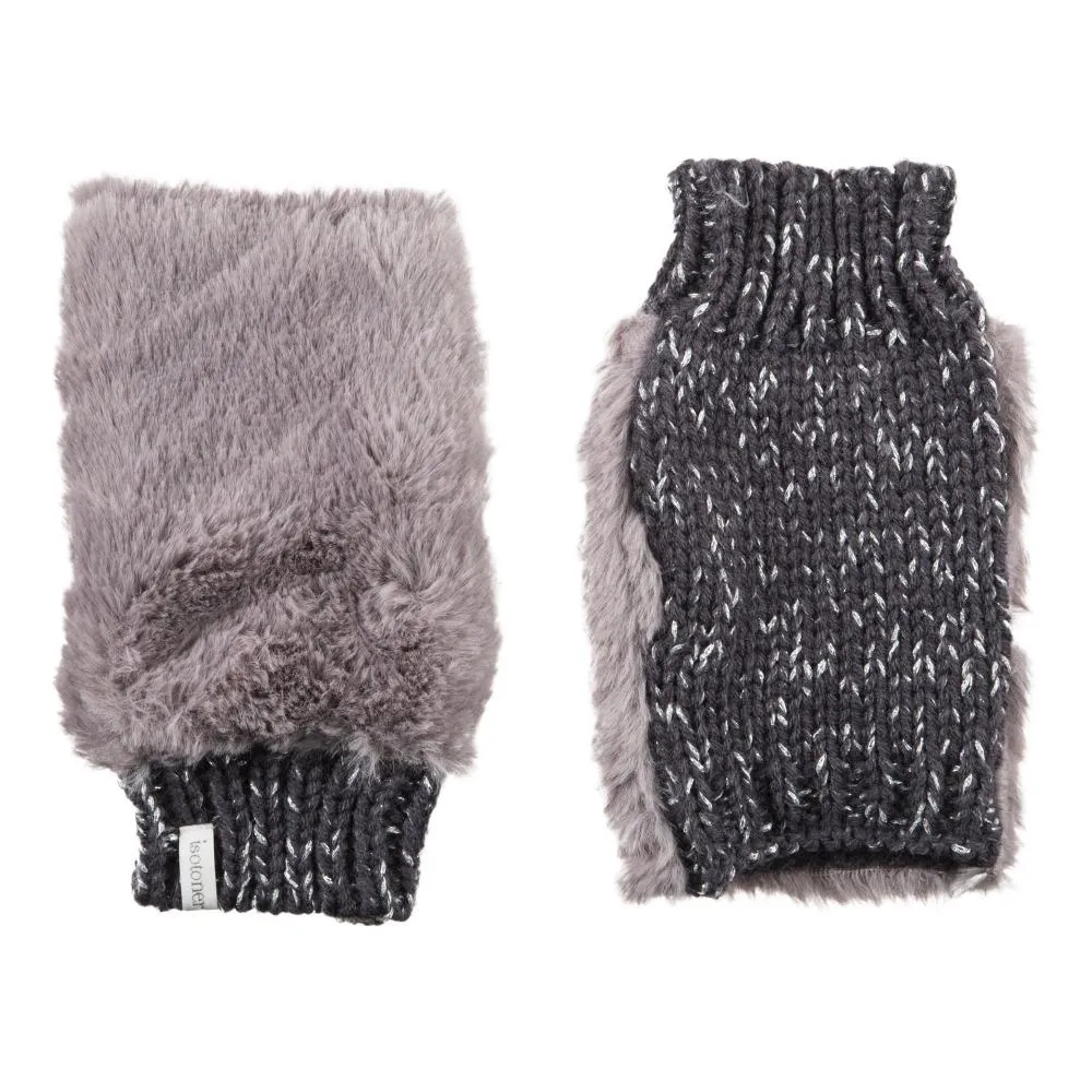 Women’s Chenille Knit Fingerless Glove Cozies