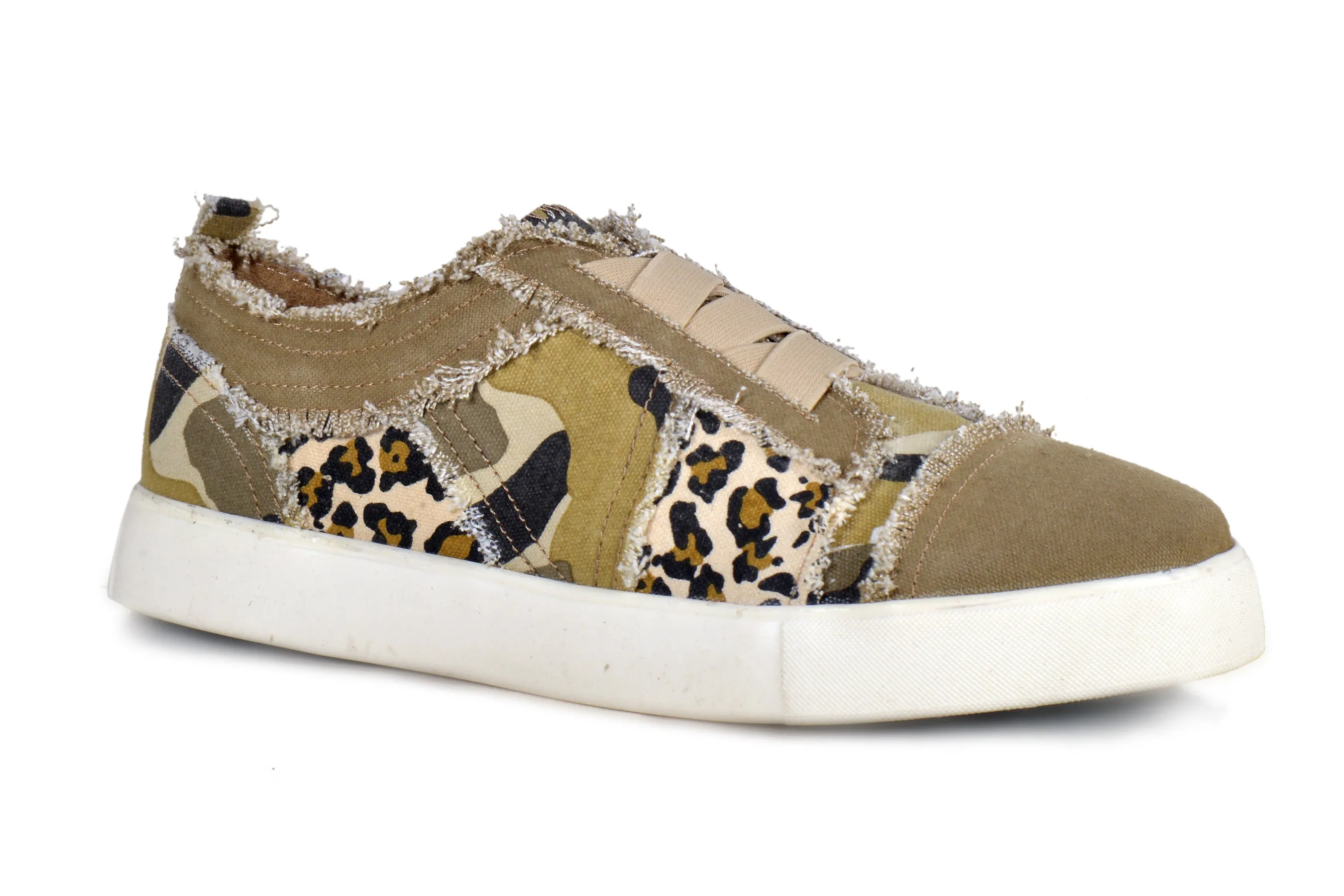 Women's comouflage and Leopard Sneaker