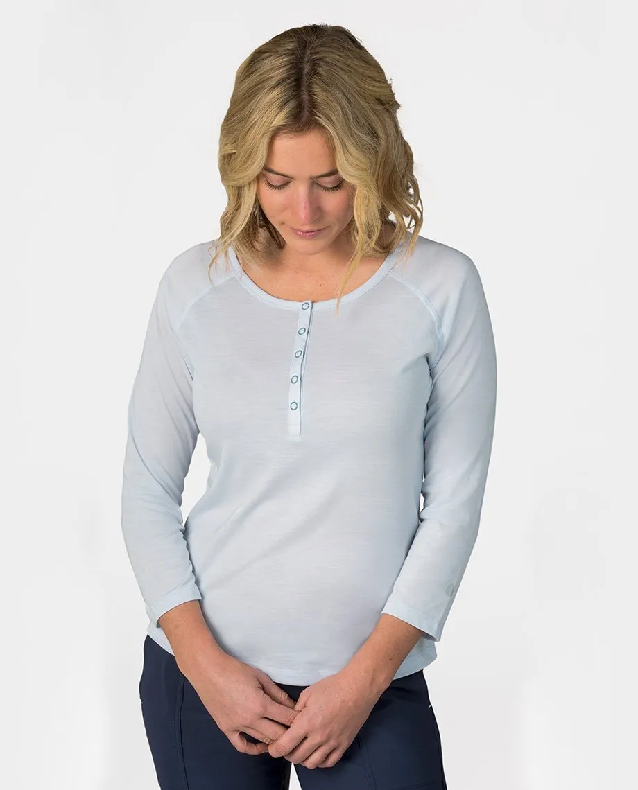 Women's Divide Henley