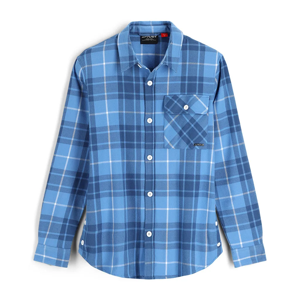 Womens Fab Flannel - Blue Plaid