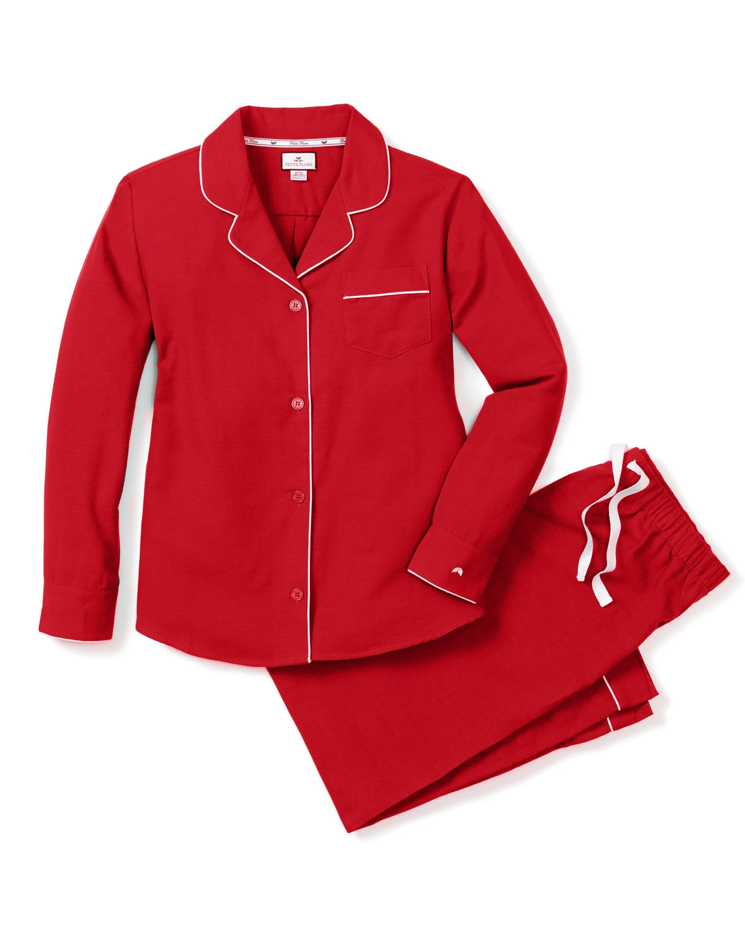 Women's Flannel Pajama Set | Red