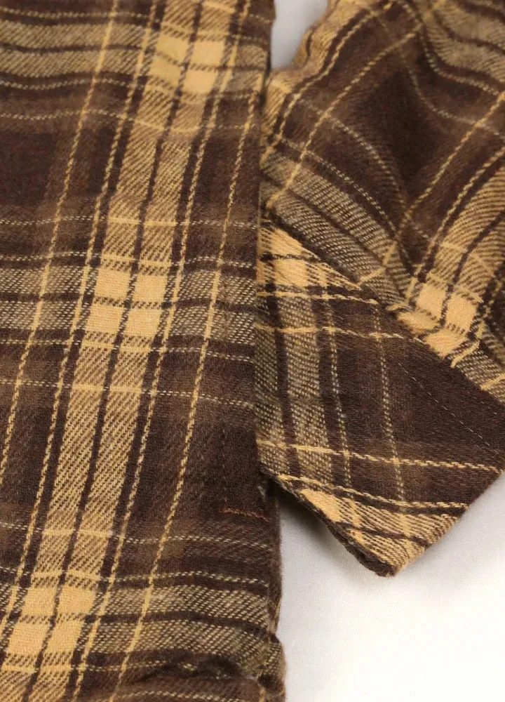 Women's Flannel Shirt Jacket,Sherpa-Lined Plaid