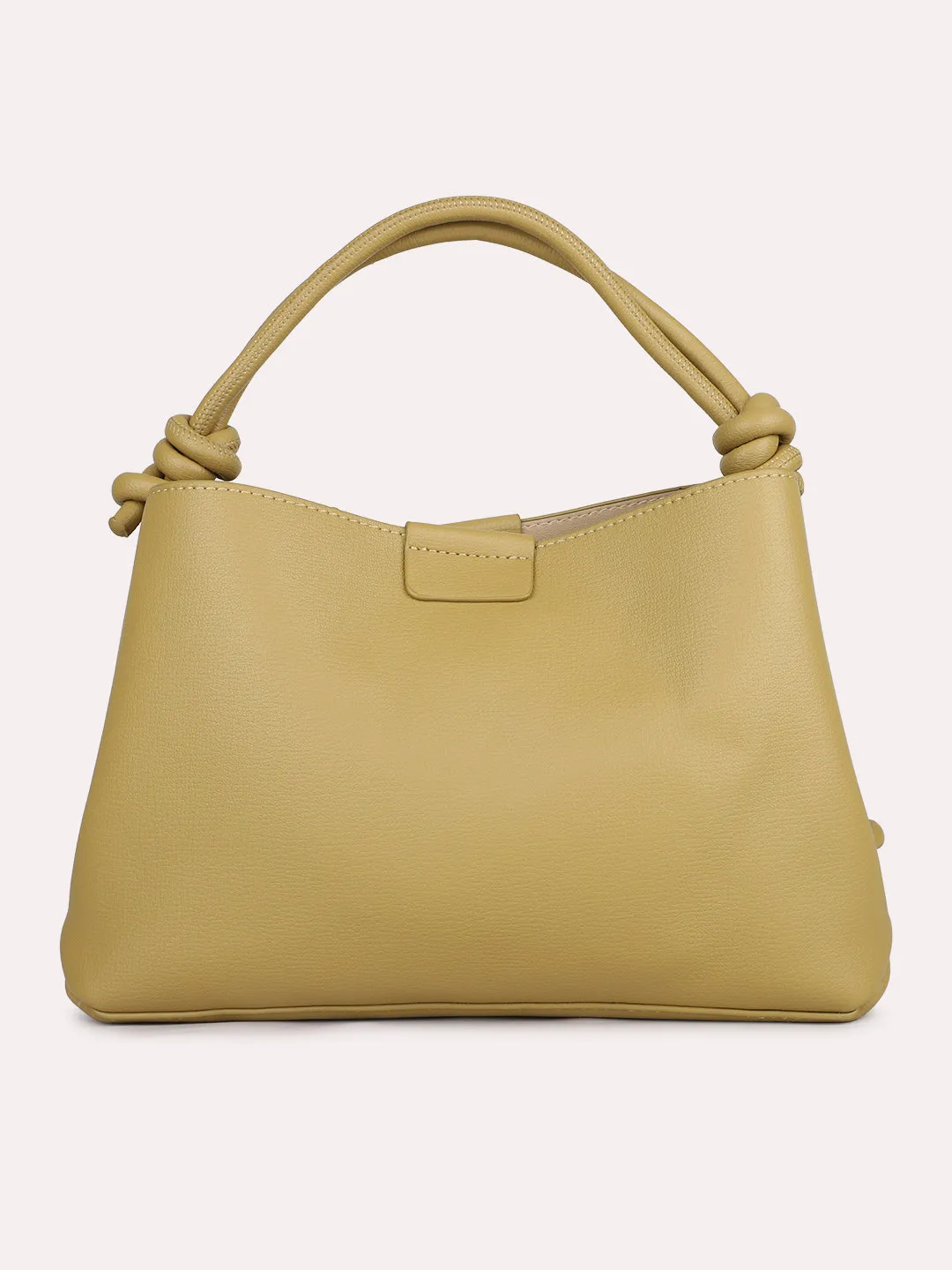 Womens Green Solid Handbag