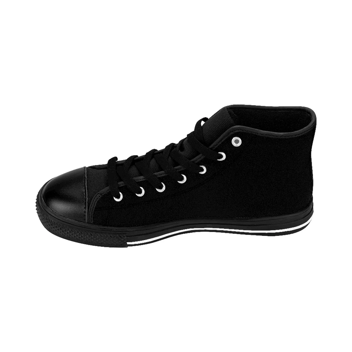 Women's High-top Black Music Is Life Sneakers