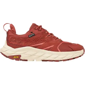 Women's Hoka One One Anacapa Low GTX Cherry Mahogany/Hot Sauce Nubuck