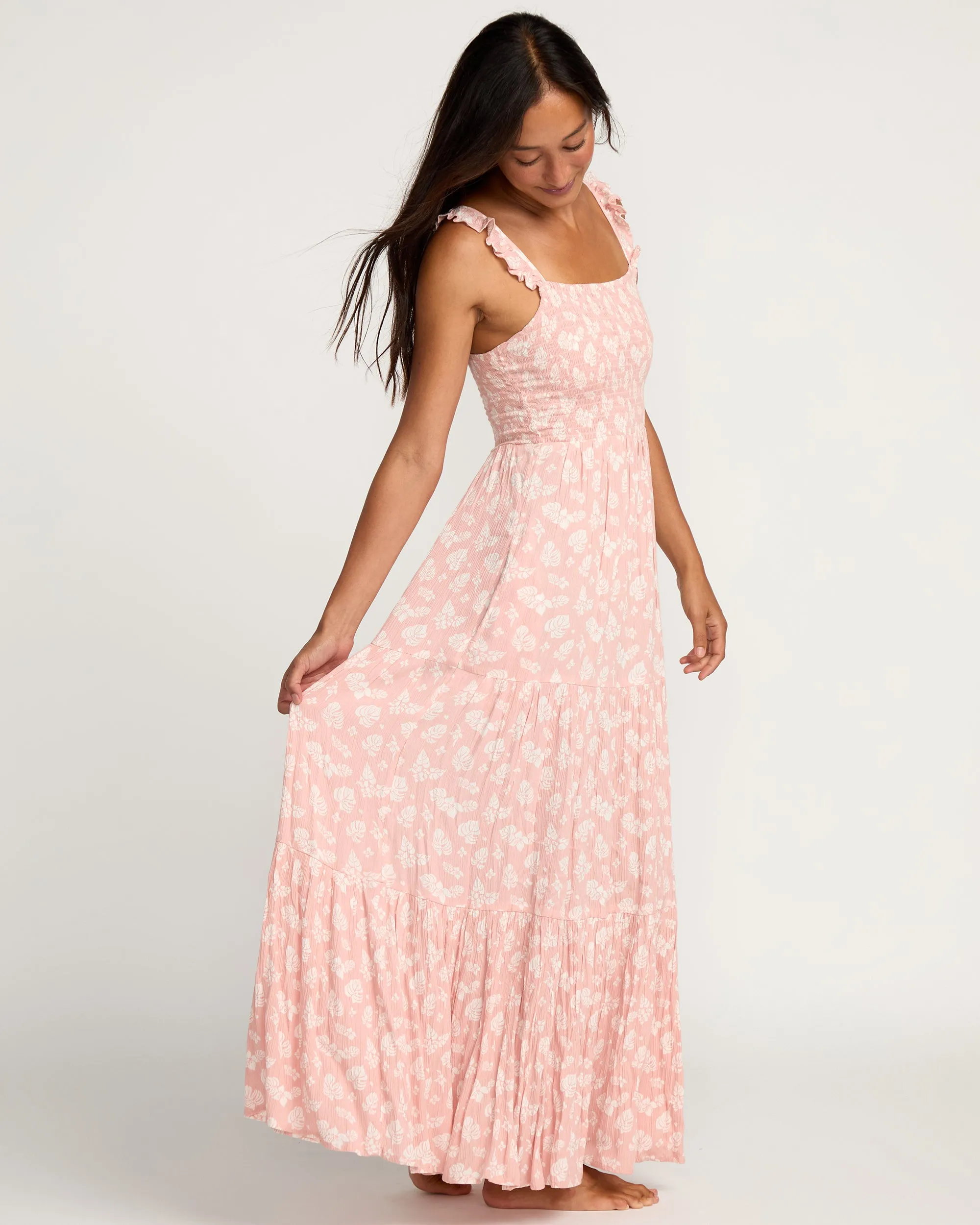 Womens Island Market Maxi Dress - Royal Hawaiian