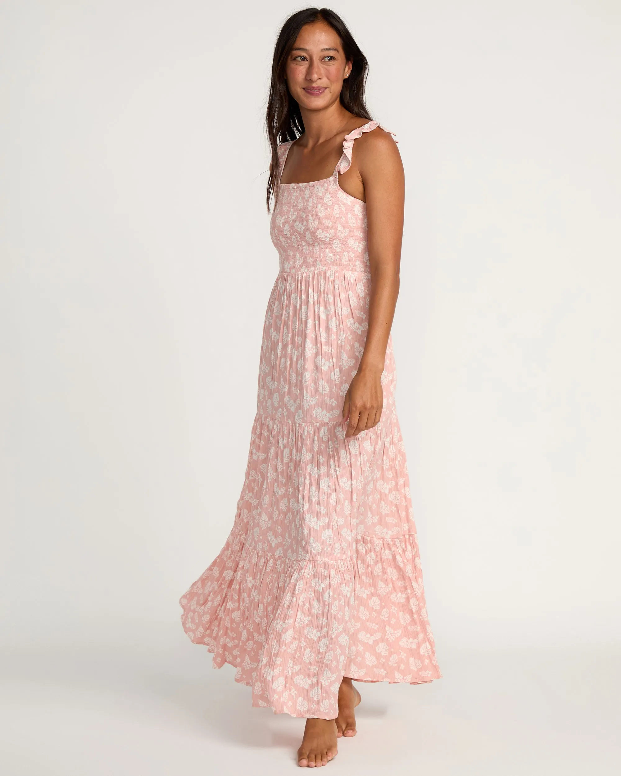 Womens Island Market Maxi Dress - Royal Hawaiian