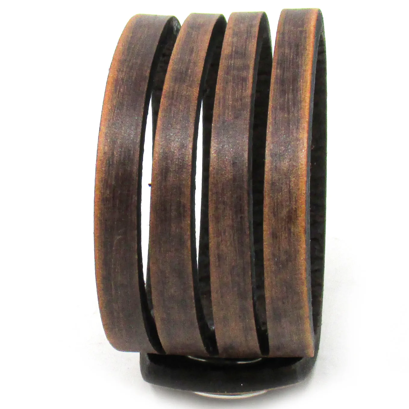 Women's Leather Cuff - Slice Cut Cuff