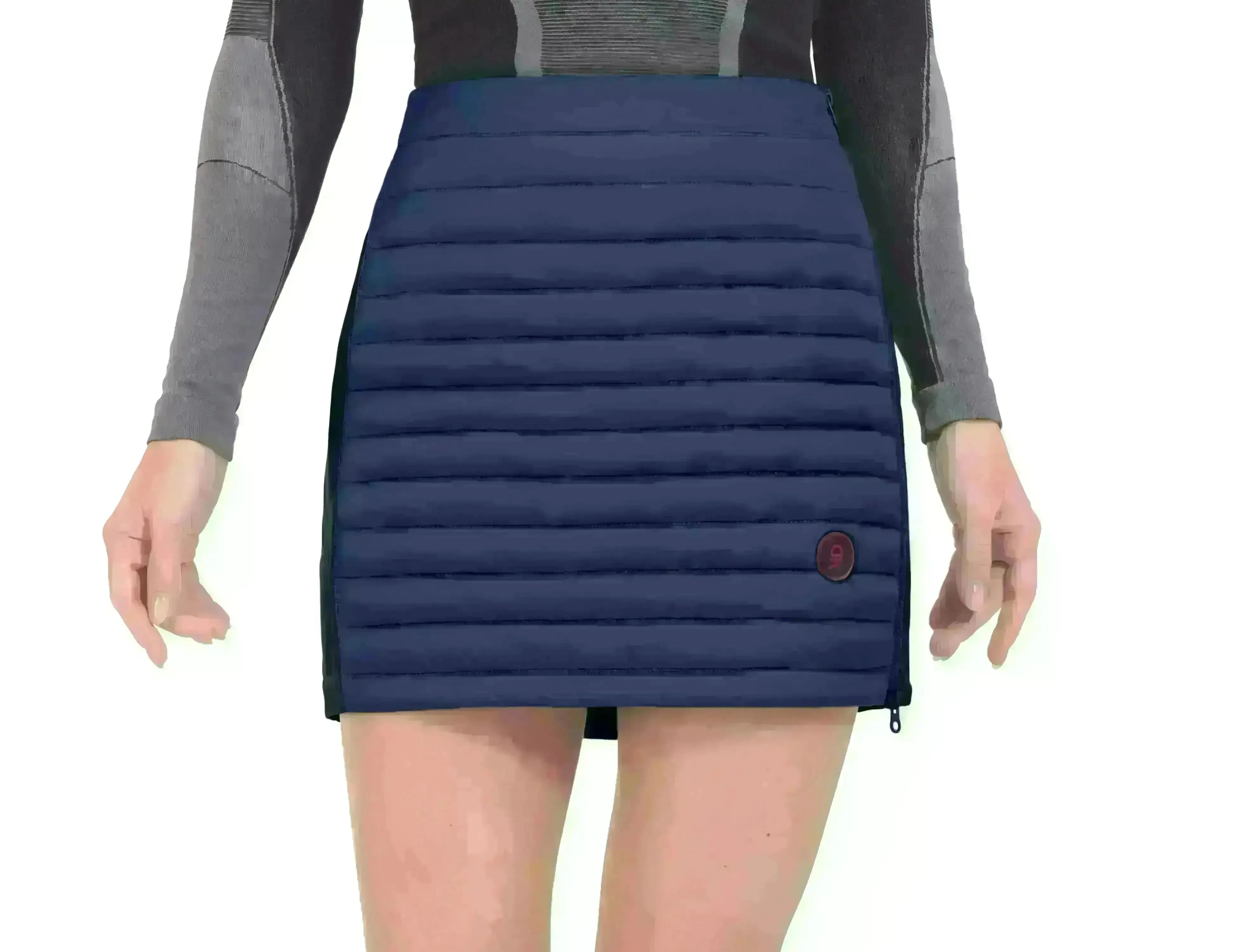 Women's Lightweight Puffer Sport Quilted Running Skirt