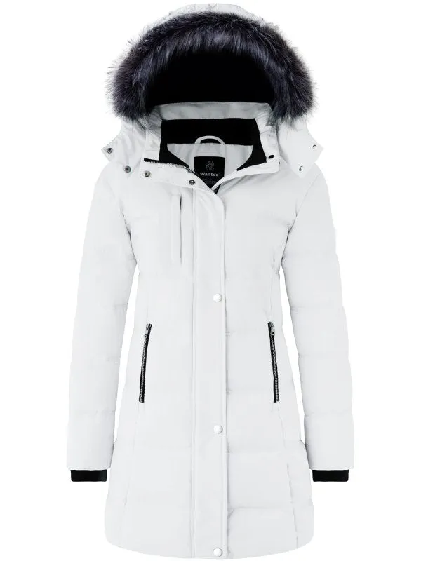 Women's Long Puffer Jackets Warm Winter Coat